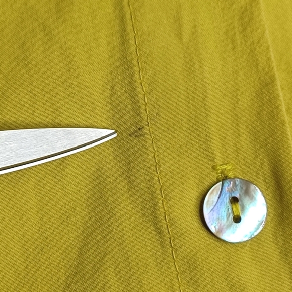 Eleven Stitch Design Art to Wear Atrsy Lagenlook Button Down Front Swing Tunic - Picture 8 of 16